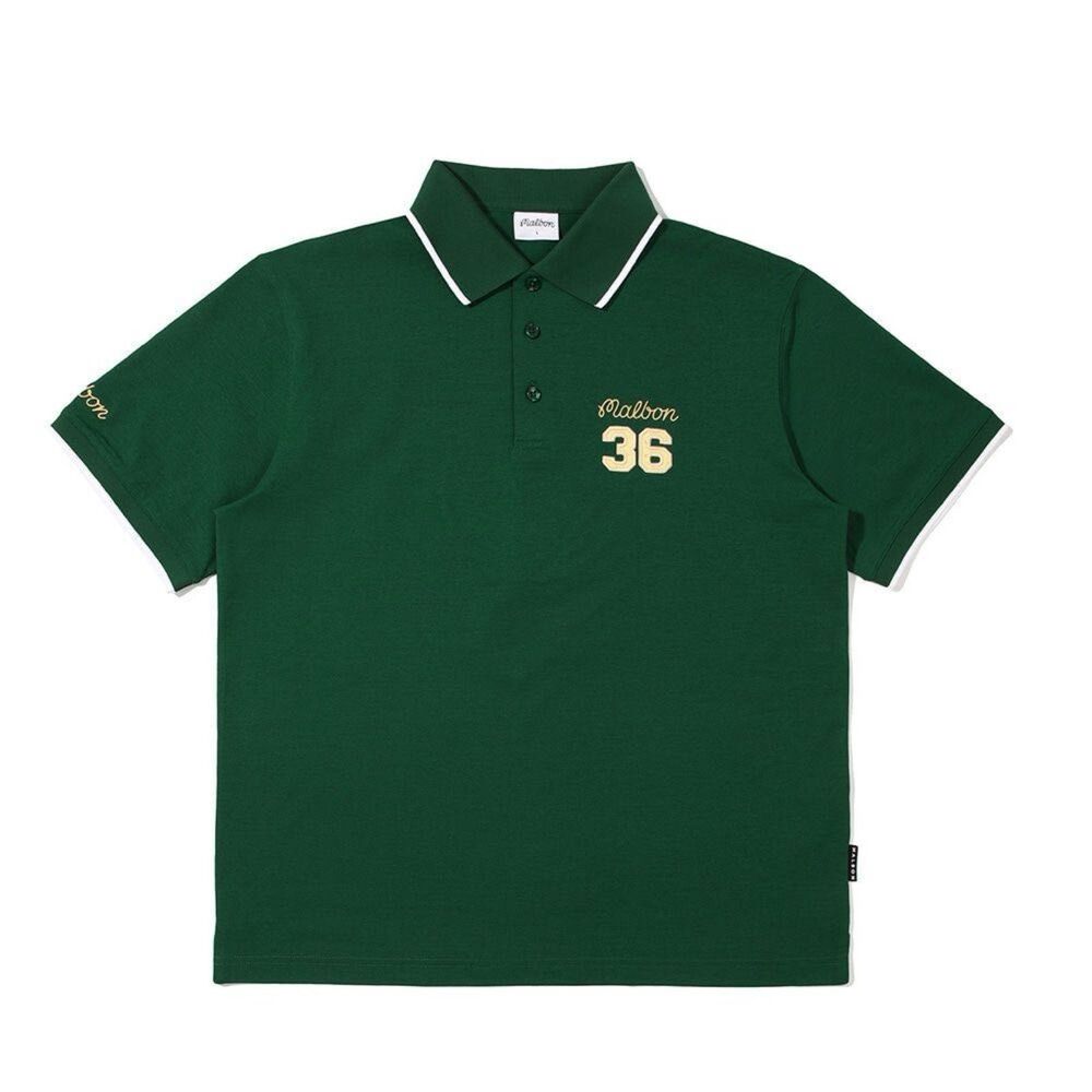Malbon Men's Golf Polo Shirts Sports Short Sleeve Tees